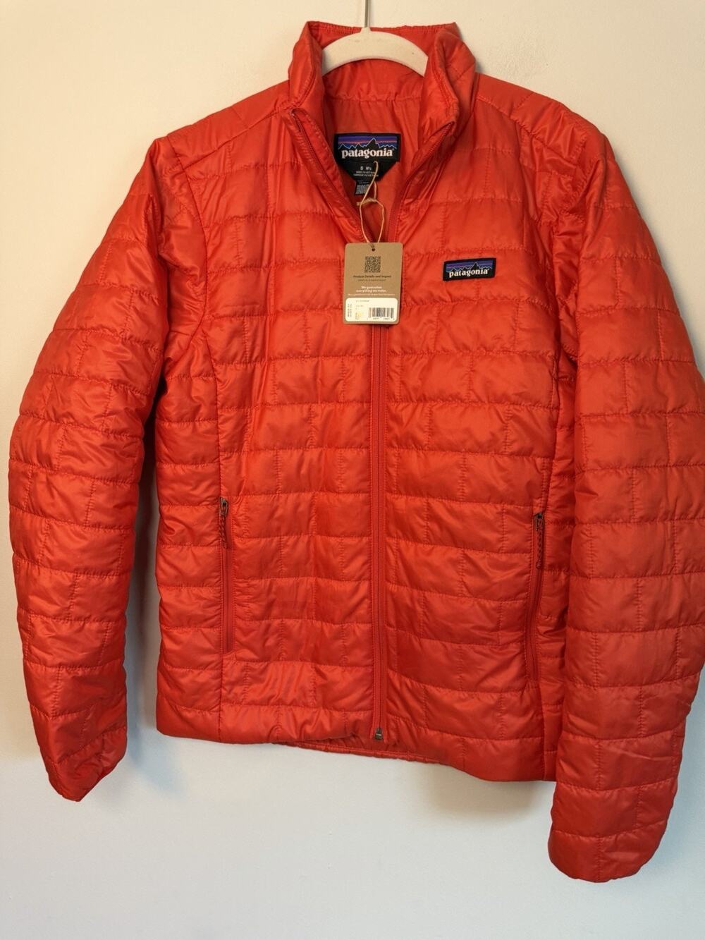Patagonia Men's Nano Puff Jacket Sizzle Red Sz S NWT $229
